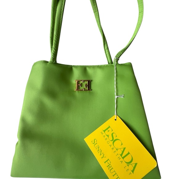 Escada Lime Green Shoulder Bag - Picture 6 of 6